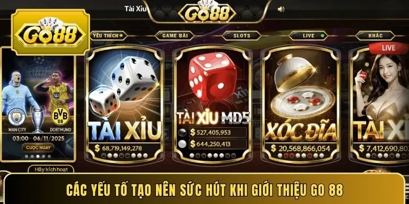 Các yếu tố tạo nên sức hút khi giới thiệu GO 88